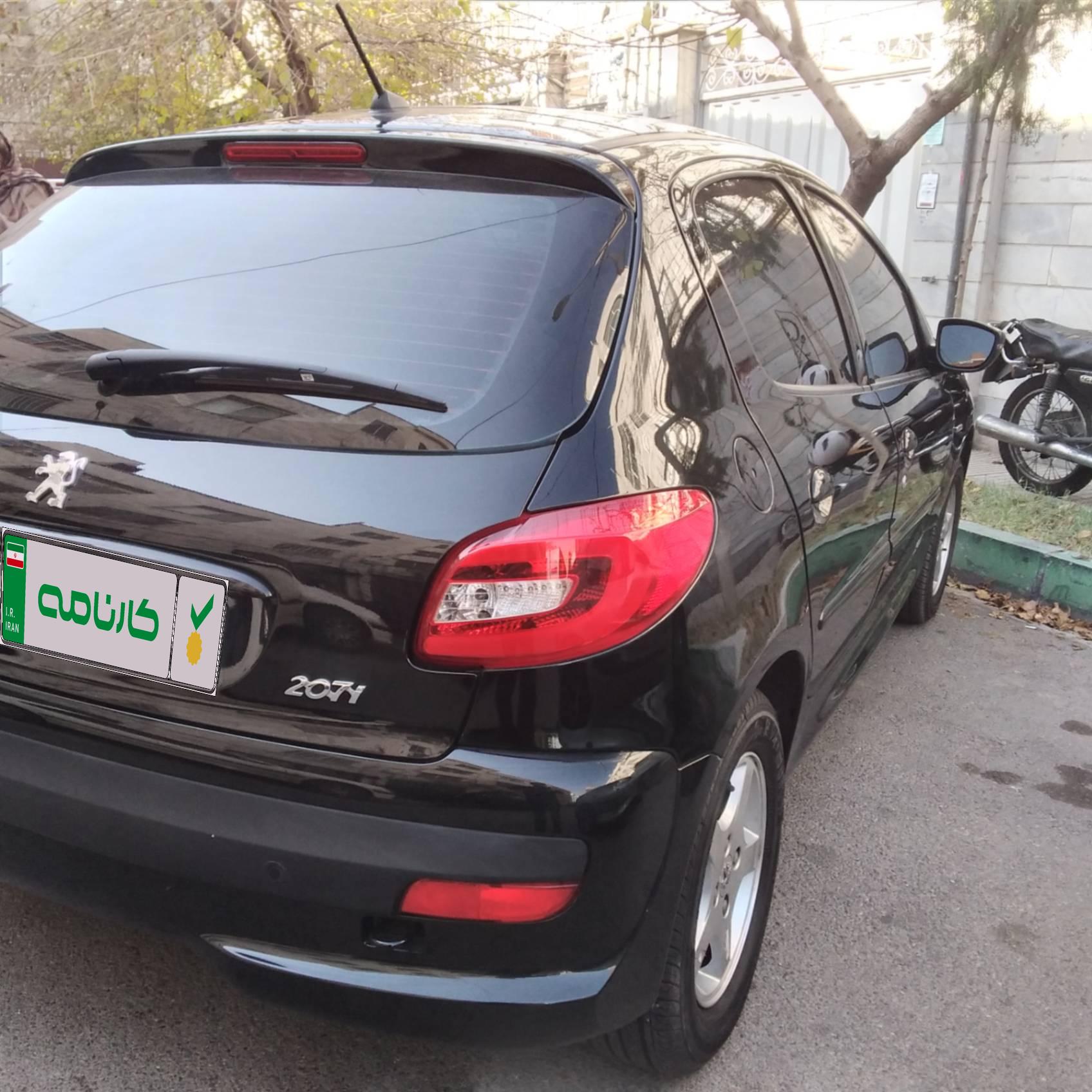 مشخصات پژو 207i اتوماتیک TU5P